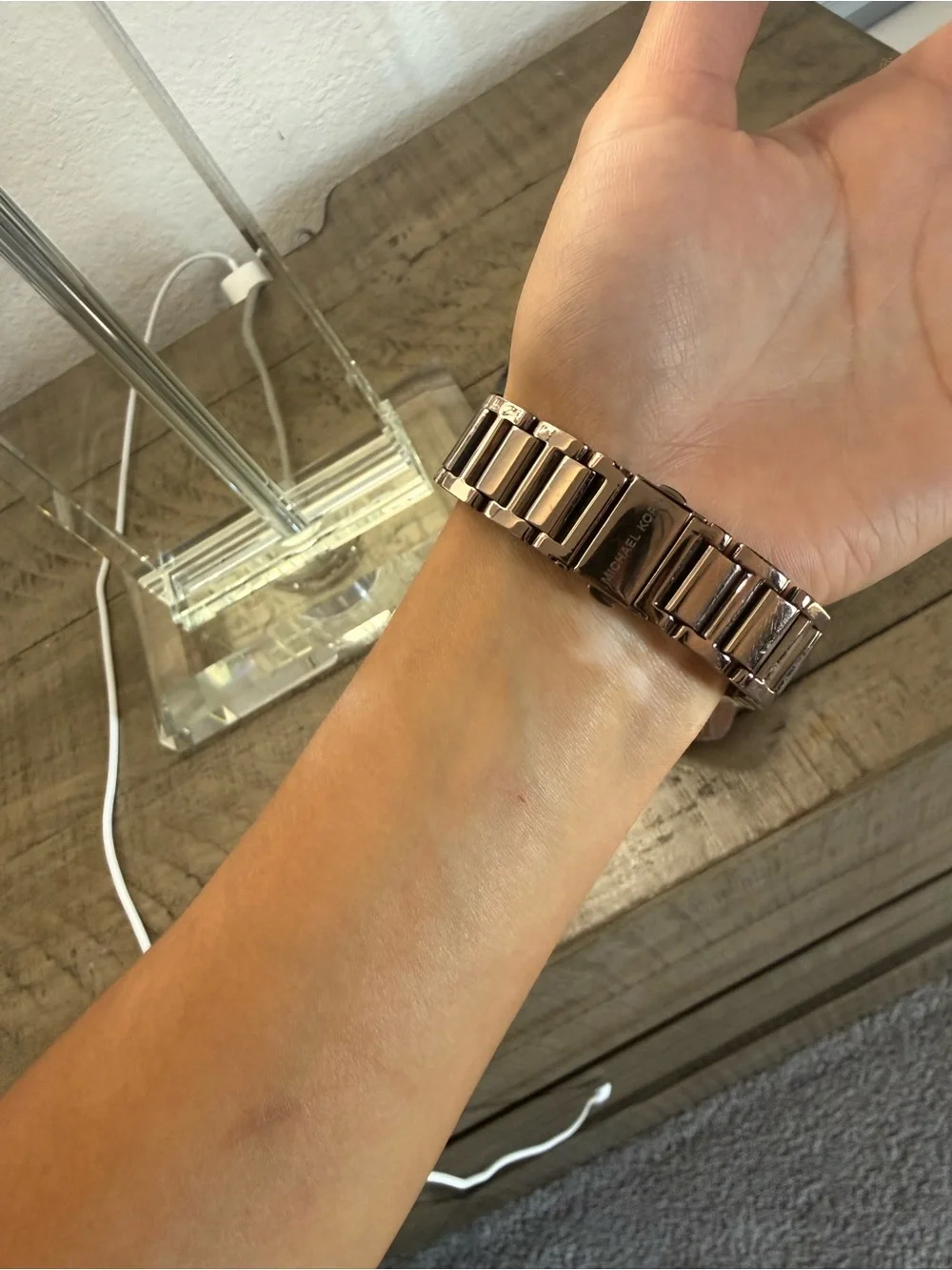 Michael Kors Rose Sable Pave Bracelet Watch